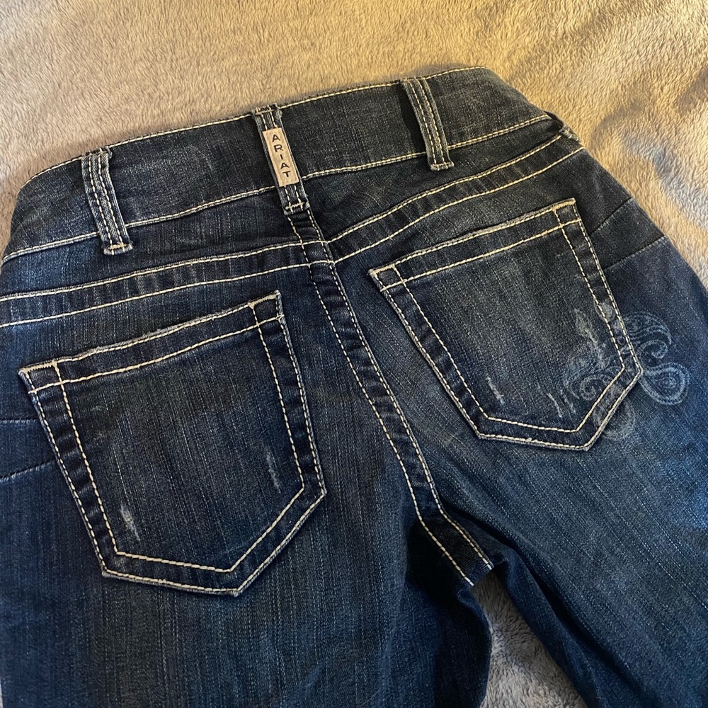 Ariat bootcut low waisted dark wash jeans